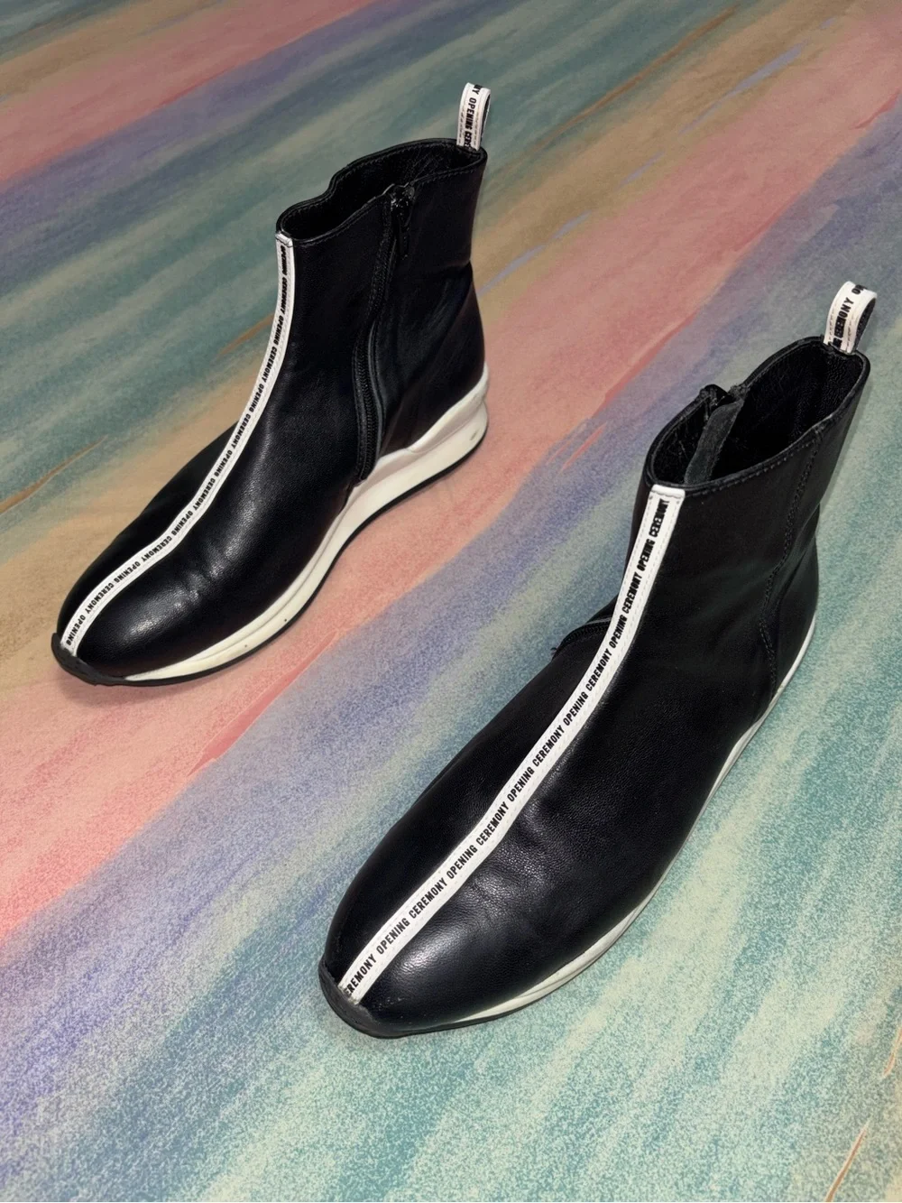 Opening Ceremony  High Top Leather Sneakers size 38